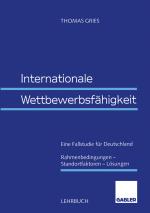 Cover-Bild Internationale Wettbewerbsfähigkeit