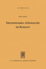 Cover-Bild Internationales Arbeitsrecht im Konzern