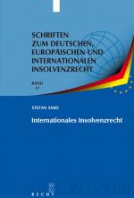 Cover-Bild Internationales Insolvenzrecht