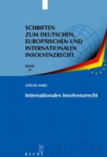 Cover-Bild Internationales Insolvenzrecht