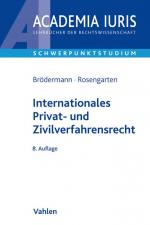 Cover-Bild Internationales Privat- und Zivilverfahrensrecht