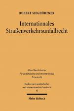 Cover-Bild Internationales Straßenverkehrsunfallrecht