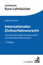 Cover-Bild Internationales Zivilverfahrensrecht