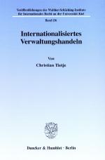 Cover-Bild Internationalisiertes Verwaltungshandeln.