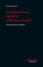 Cover-Bild Interpretation, Sprache und das Soziale