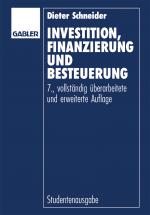 Cover-Bild Investition, Finanzierung und Besteuerung