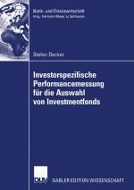 Cover-Bild Investorspezifische Performancemessung für die Auswahl von Investmentfonds