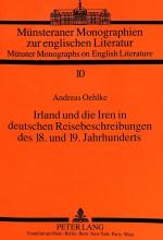 Cover-Bild Irland und die Iren in deutschen Reisebeschreibungen des 18. und 19. Jahrhunderts