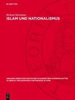 Cover-Bild Islam und Nationalismus