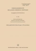 Cover-Bild Isolierungstechnische Untersuchungen an Thomasroheisen