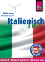 Cover-Bild Italienisch 3 in 1: Italienisch Wort für Wort, Italienisch kulinarisch, Italienisch Slang