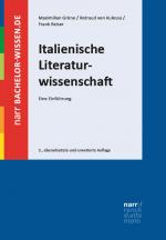 Cover-Bild Italienische Literaturwissenschaft