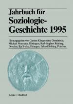 Cover-Bild Jahrbuch für Soziologiegeschichte 1995