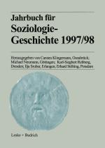 Cover-Bild Jahrbuch für Soziologiegeschichte 1997/98