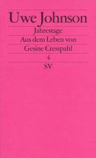 Cover-Bild Jahrestage. Aus dem Leben von Gesine Cresspahl