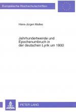 Cover-Bild Jahrhundertwende und Epochenumbruch in der deutschen Lyrik um 1800