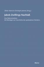 Cover-Bild Jakob Zwillings Nachlass