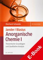 Cover-Bild Jander/Blasius, Anorganische Chemie I