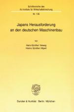 Cover-Bild Japans Herausforderung an den deutschen Maschinenbau.