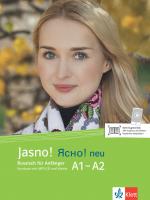 Cover-Bild Jasno! neu A1-A2. Russisch für Anfänger, Kursbuch mit MP3-CD und Videos + E-Book