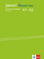 Cover-Bild Jasno! neu A1-A2. Russisch für Anfänger, Lösungsheft