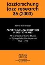 Cover-Bild Jazzforschung - Jazz Research / Jazzforschung - Jazz Research