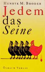 Cover-Bild Jedem das Seine