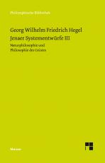 Cover-Bild Jenaer Systementwürfe III