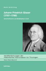 Cover-Bild Johann Friedrich Glaser (1707–1789)