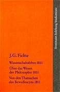 Cover-Bild Johann Gottlieb Fichte: Die späten wissenschaftlichen Vorlesungen / II: 1811