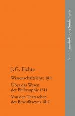 Cover-Bild Johann Gottlieb Fichte: Die späten wissenschaftlichen Vorlesungen / II: 1811