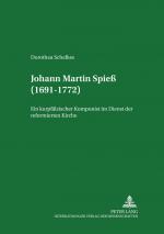 Cover-Bild Johann Martin Spieß (1691-1772)