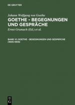 Cover-Bild Johann Wolfgang von Goethe: Goethe - Begegnungen und Gespräche / 1806-1808