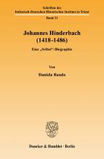 Cover-Bild Johannes Hinderbach (1418–1486).