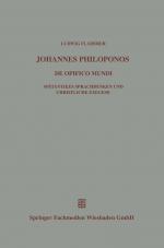 Cover-Bild Johannes Philoponos