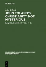 Cover-Bild John Toland’s Christianity not mysterious
