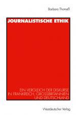 Cover-Bild Journalistische Ethik