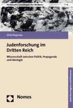 Cover-Bild Judenforschung im Dritten Reich