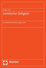 Cover-Bild Juristischer Zeitgeist