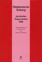 Cover-Bild Juristisches Zeitgeschehen 2000 in der Süddeutschen Zeitung