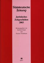 Cover-Bild Juristisches Zeitgeschehen 2003 in der Süddeutschen Zeitung