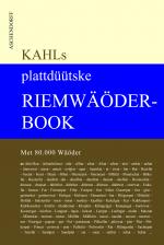 Cover-Bild Kahls plattdüütske Riemwäöderbook