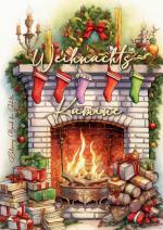 Cover-Bild Kamine Weihnachts-Malbuch für Erwachsene