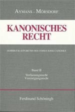 Cover-Bild Kanonisches Recht - Kartonierte Studienausgabe. Lehrbuch aufgund des Codex Iuris Canonici