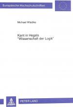 Cover-Bild Kant in Hegels «Wissenschaft der Logik»