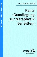 Cover-Bild Kants "Grundlegung zur Metaphysik der Sitten"