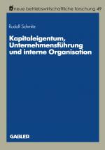 Cover-Bild Kapitaleigentum, Unternehmensführung und interne Organisation