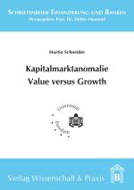 Cover-Bild Kapitalmarktanomalie Value versus Growth.