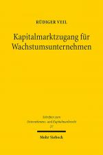 Cover-Bild Kapitalmarktzugang für Wachstumsunternehmen