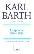 Cover-Bild Karl Barth Gesamtausgabe